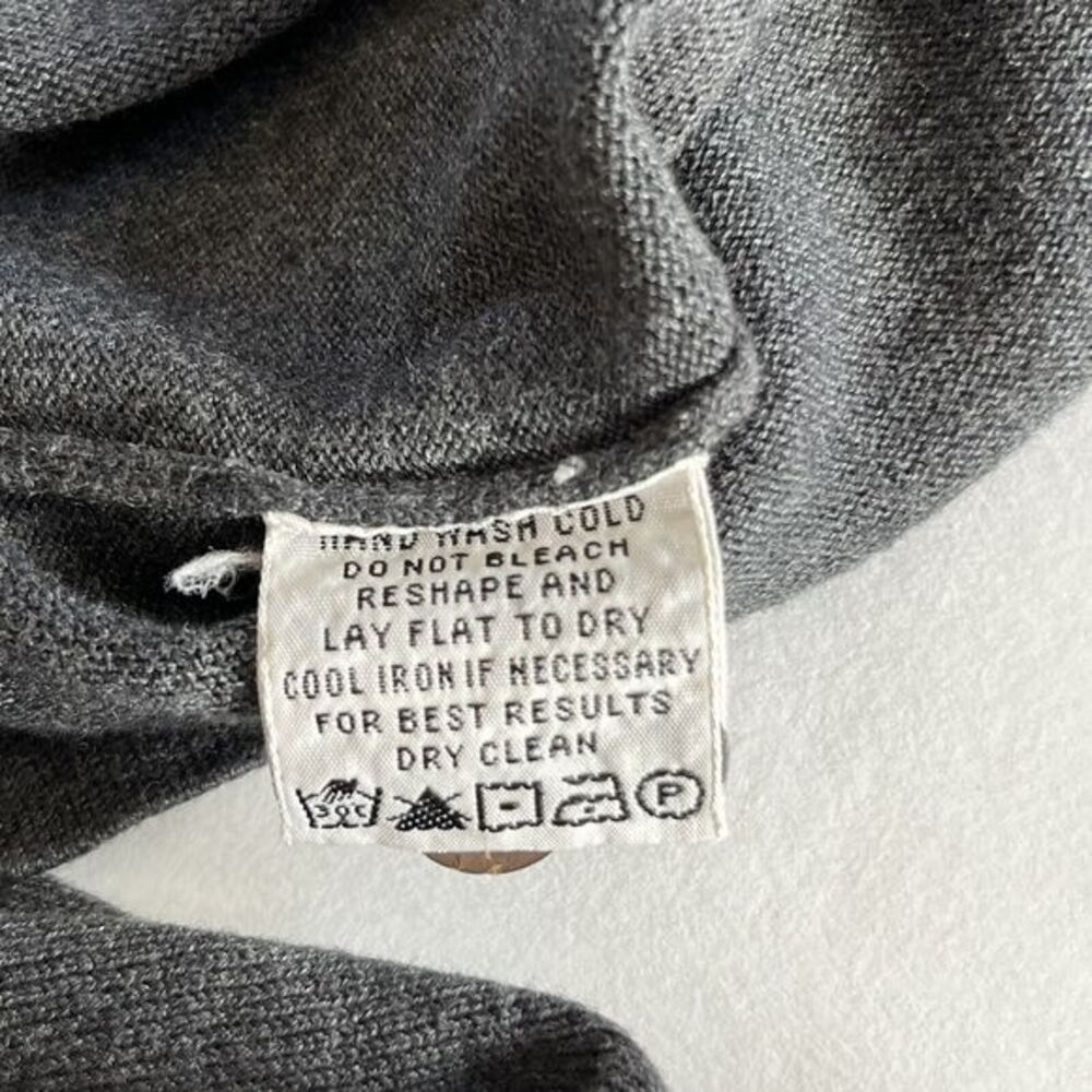 Tommy Bahama Mens Long Sleeve Modal/Cotton 2 Button Placket Sweater Gray‎ Medium - Picture 9 of 11